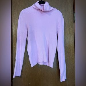 Cotton Candy Pink Turtleneck